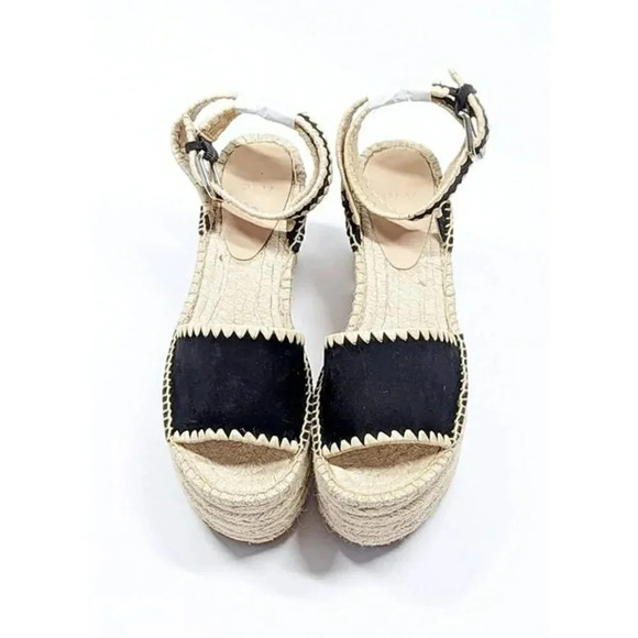 Pour La Victoire Women's Ria Suede & Raffia Platform Sandals Size 9 (MSRP $245) - Picture 4 of 12